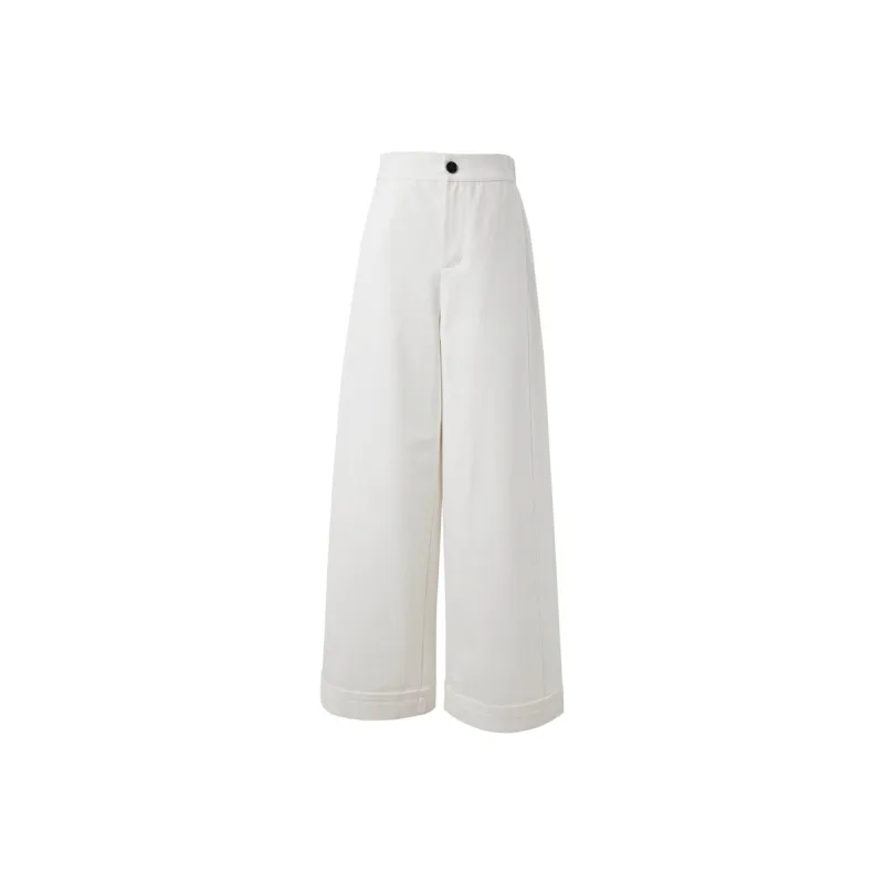 3COLOUR Casual Pants Women's Cloud White-7