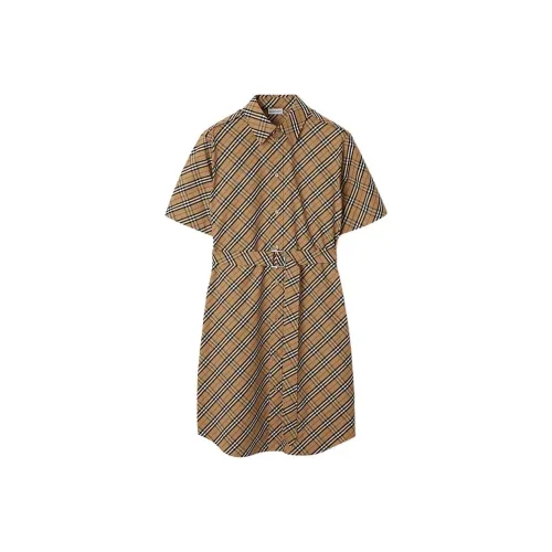 COURREGES Mini check One shoulder Dress