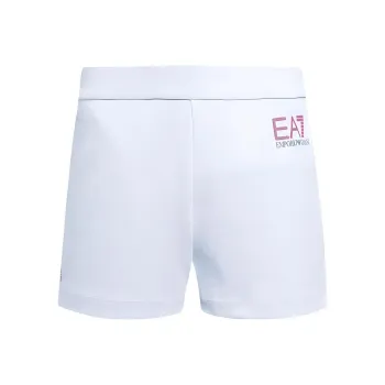 EMPORIO ARMANI EA7 SS23 Casual Shorts Women's White Pink
