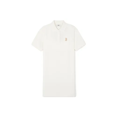 MLB SS24 Short Sleeved Dresses Women's Cream