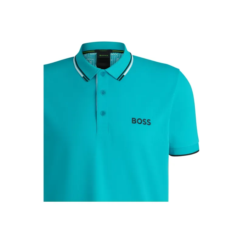HUGO BOSS Polo Shirt Men's Light Blue-1