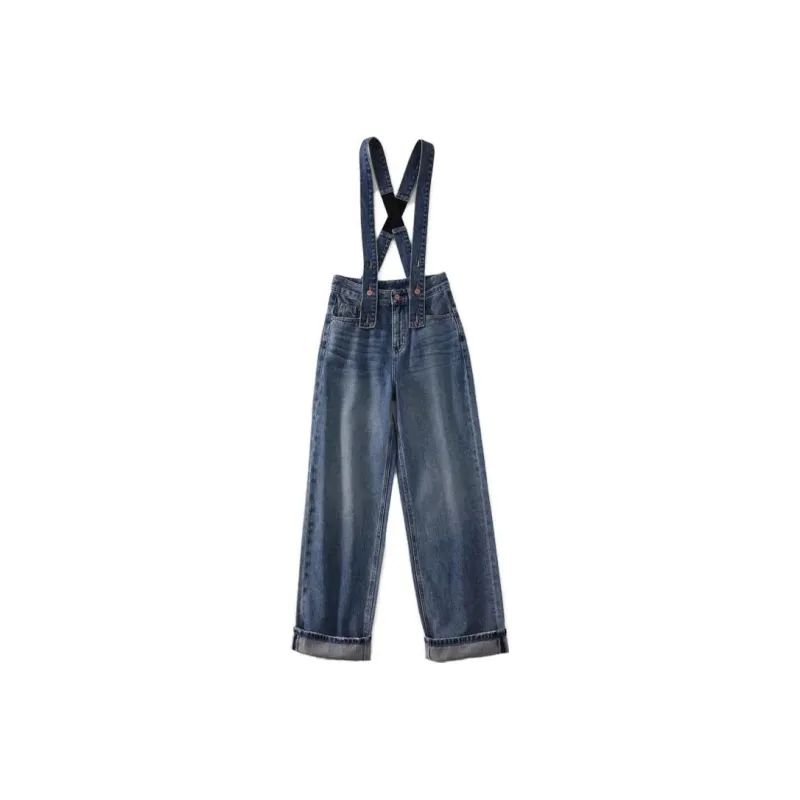 Ran and pure Overalls Women's Blue-0