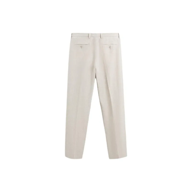 ZARA Suit Trouser Men's Light Beige-1