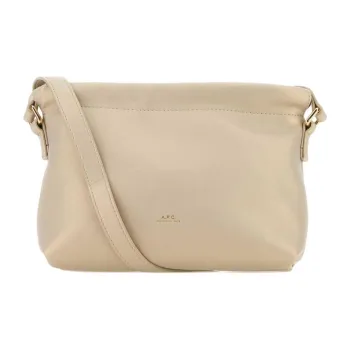 A.P.C Ninon Logo Embossed Mini Shoulder Bag