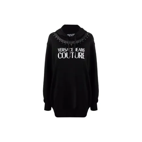 VERSACE JEANS COUTURE Shift Dress Cropped Dress Black