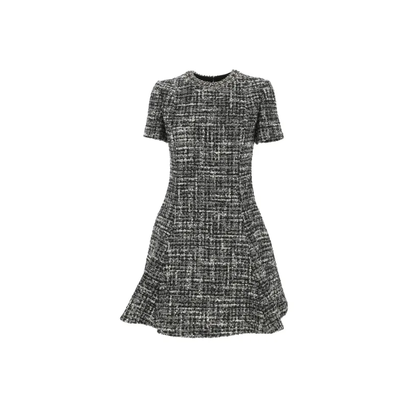 Valentino Embellished Crewneck Mini Dress-0