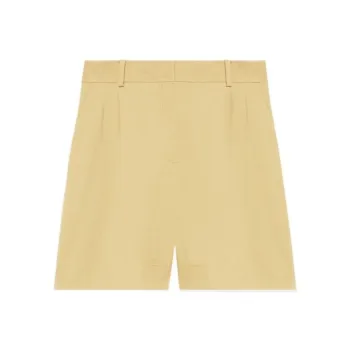 THEORY Casual Shorts Women's Beige Yellow