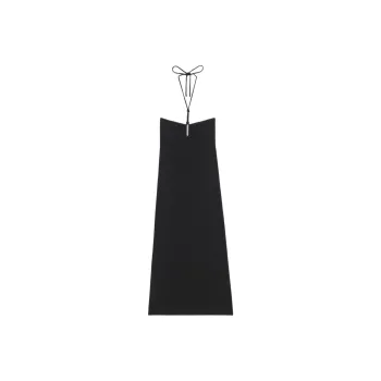 IRO NIGHT Zaret Halterneck Cut-Out Detailed Midi Dress