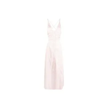 GANNI Cut Out Halterneck Sleeveless Dress