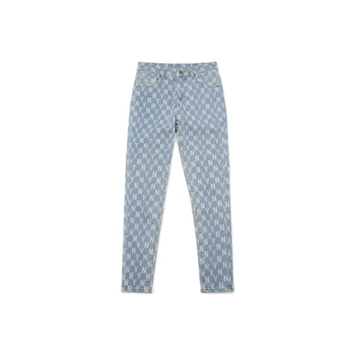 MLB New Steve Yankees Jeans Women's Light Blue