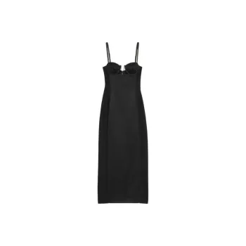 GUCCI Sleeveless Bodycon Dress Black