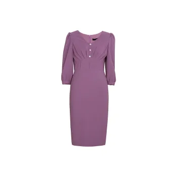 ROEYSHOUSE Long Sleeved Dresses Women's Purple