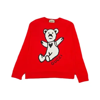 GUCCI Sweatshirts Unisex Red