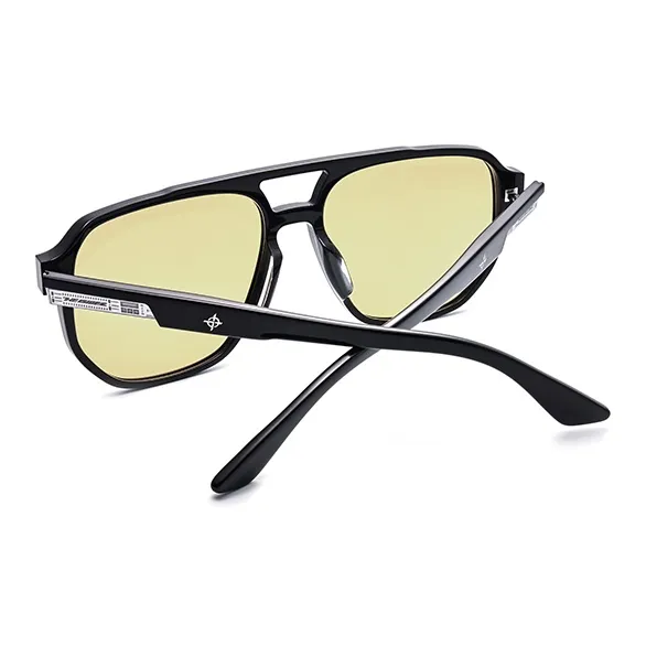 THE OWNER Plate Frame Irregular Shape Sunglasses Unisex-10
