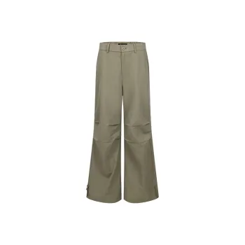 URBAN REVIVO Casual Pants Women's Khaki Green