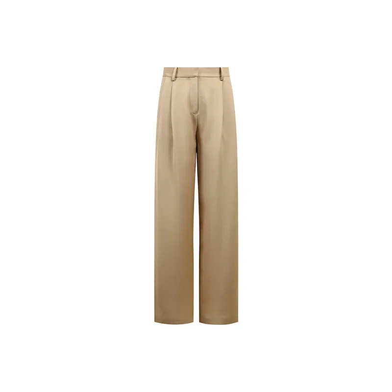 Valeria Obbaco Suit Trouser Women's Light Brown-0