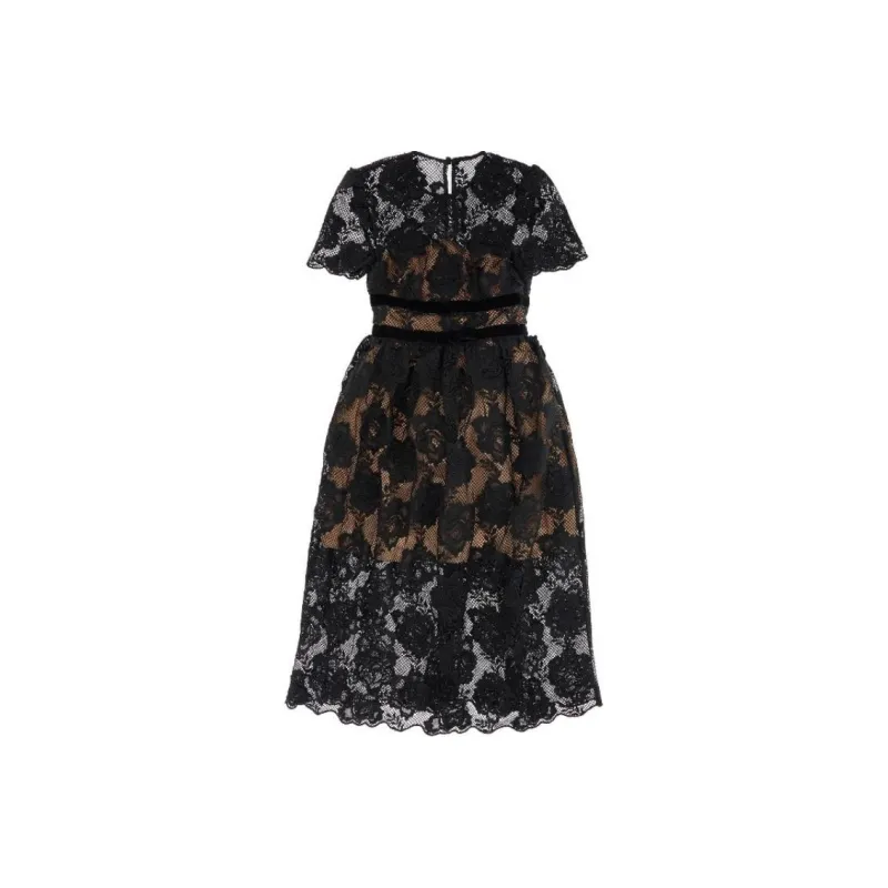 Self portrait Lace Midi Dress-0