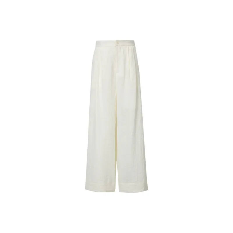 Hopeshow Casual Pants Women's Ecru 004-0