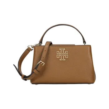 TORY BURCH Britten Leather Shoulder Bag Crossbody Bag Handbag Women's Brown
