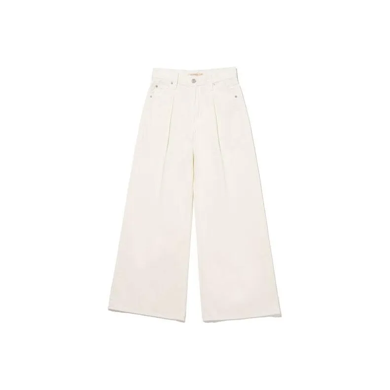 Levis Jeans Women's White-0