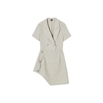 MEETLADY Business Suit Women's 2 Pack Light Coffee