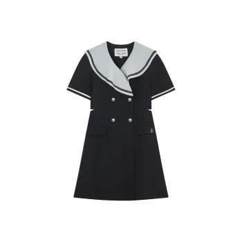Teenie Weenie Short Sleeved Dresses Women's Black