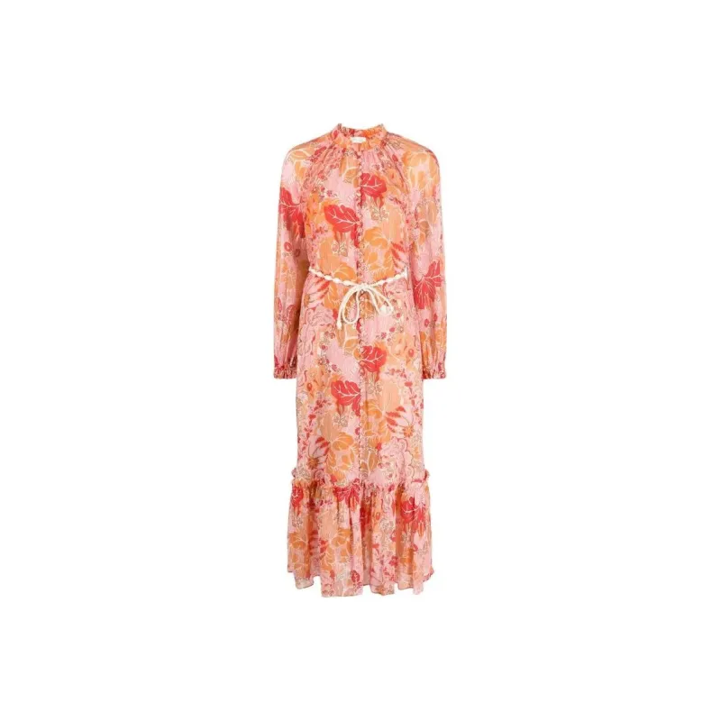 Zimmermann FW22 Dress Women's Coral Pink-0