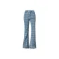 Denim Blue-Diamond Pattern[Urban-Chic Style Individual, High-End Hot Girl]