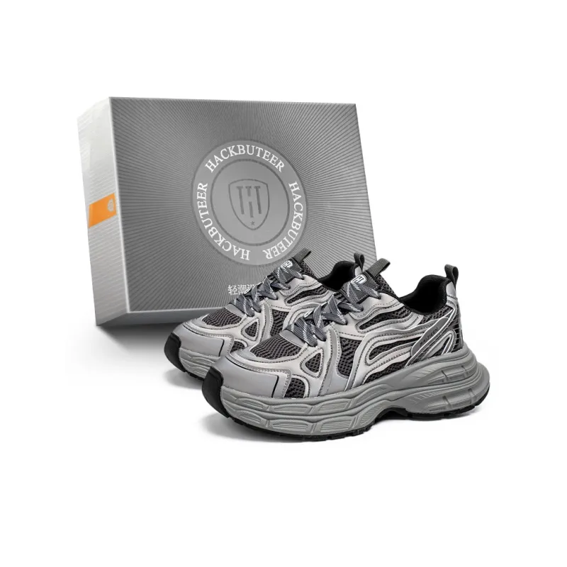 HACKBUTEER Low Top Chunky Sneakers Men's Box Included-8