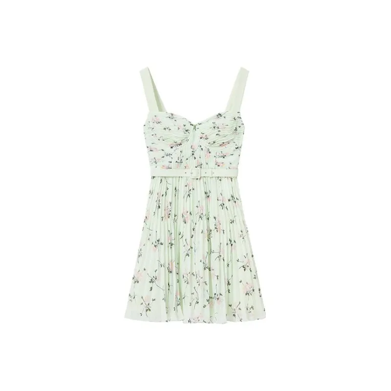 Self portrait Floral Chiffon Minidress-0