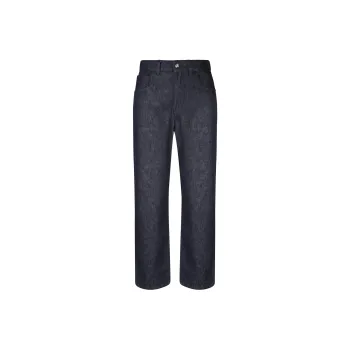 Moncler High Waist Straight Cut Trousers