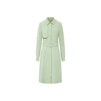 BBLLUUEE Long Sleeved Dress Women's Avocado Green