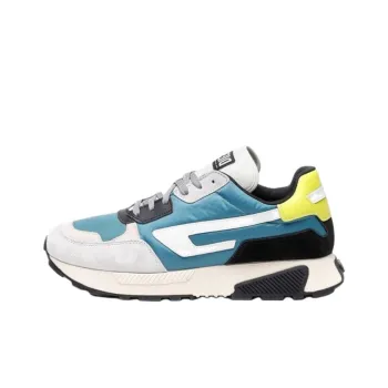 DIESEL Low Top Casual Shoes Men's Blue Green
