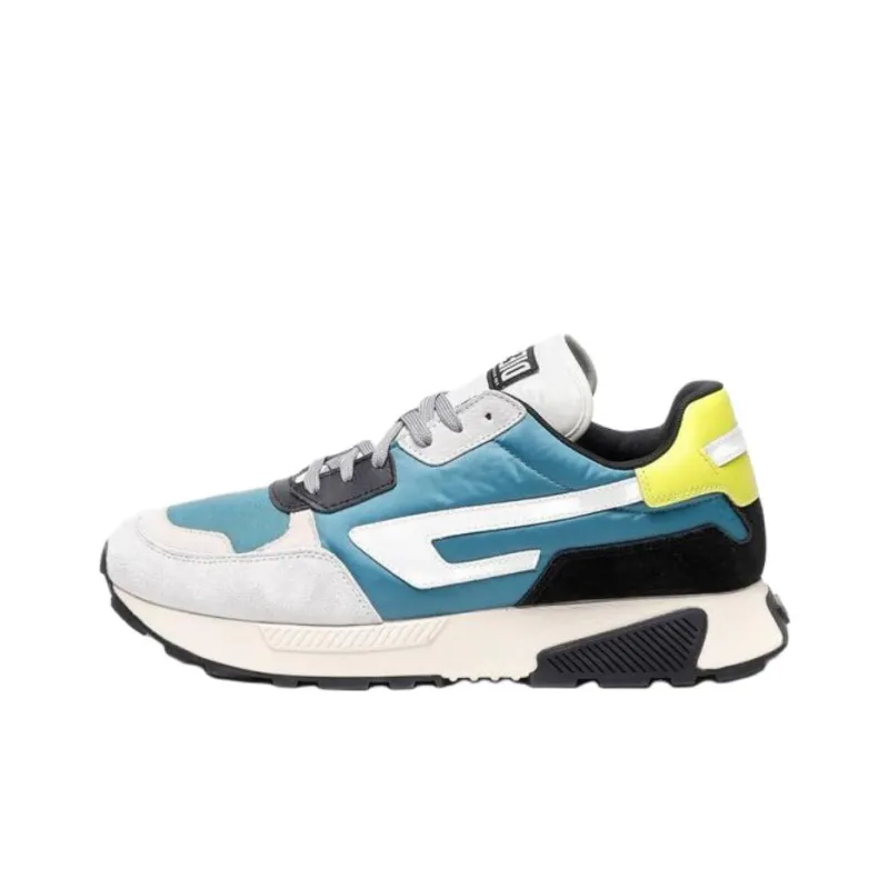 DIESEL Low Top Casual Shoes Men's Blue Green-0