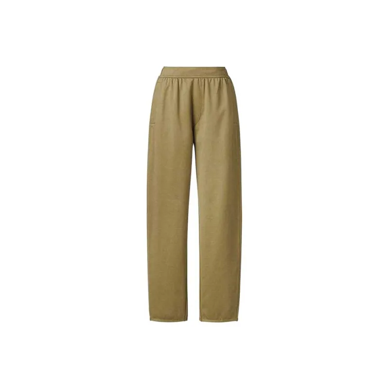 UNIQLO SS24 Knitted Sports Pants Women's Khaki-0
