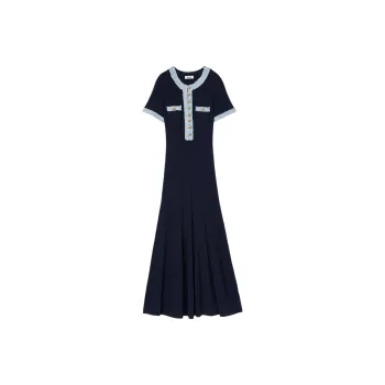 Sandro Knitted Midi Dress