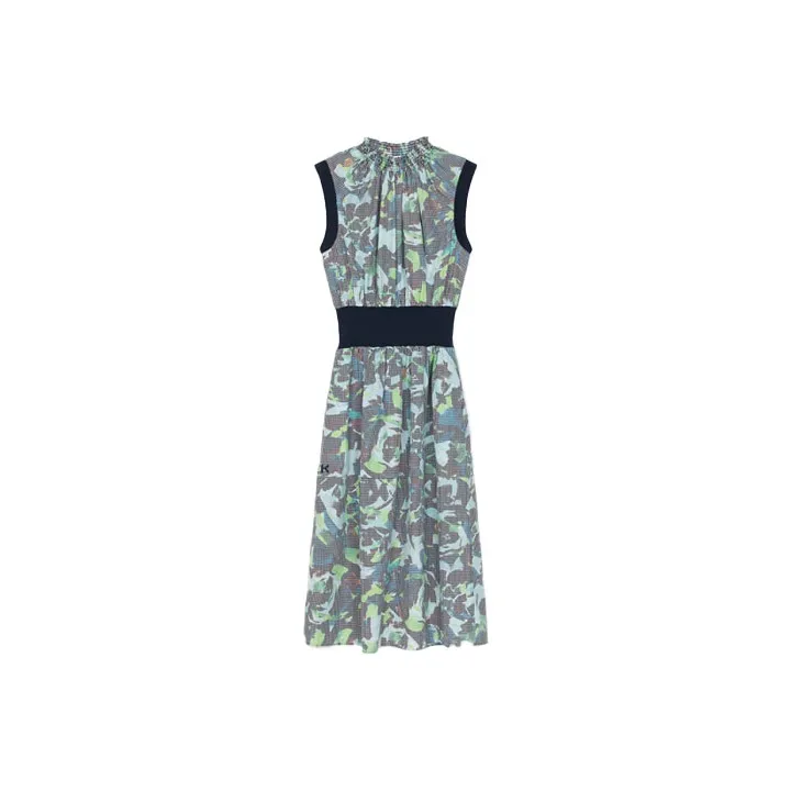 KENZO Sleeveless Dresses Women's Grass Green-0