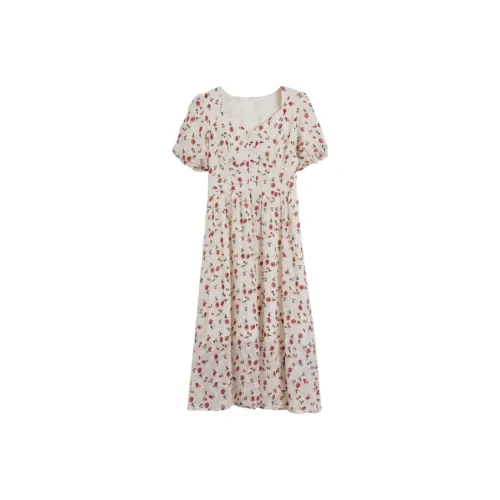 SETIROM Short Sleeved Dress Women's Multicolor