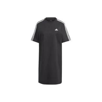 Adidas Free Shipping With AdiClub Essentials 3 Stripes Single Jersey Boyfriend Tee Dress