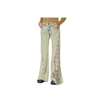 GUESS Lace-detail Flared Jeans