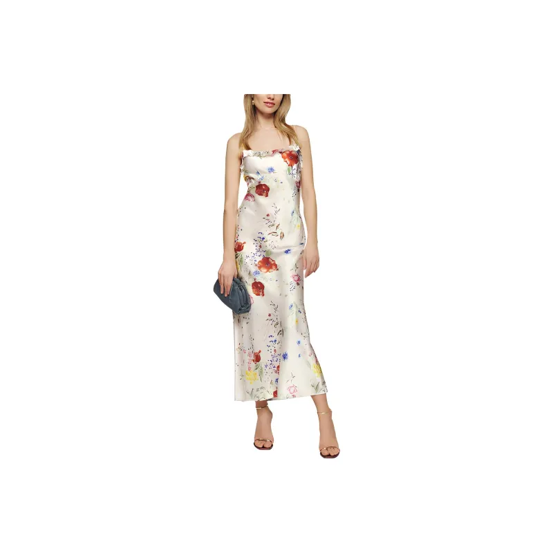 Reformation Slip Dresses Women's Beige-0
