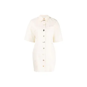 NANUSHKA Slim Cut Short Sleeved Shirt Dress