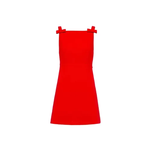 MIU MIU Sleeveless Dresses Women's Red