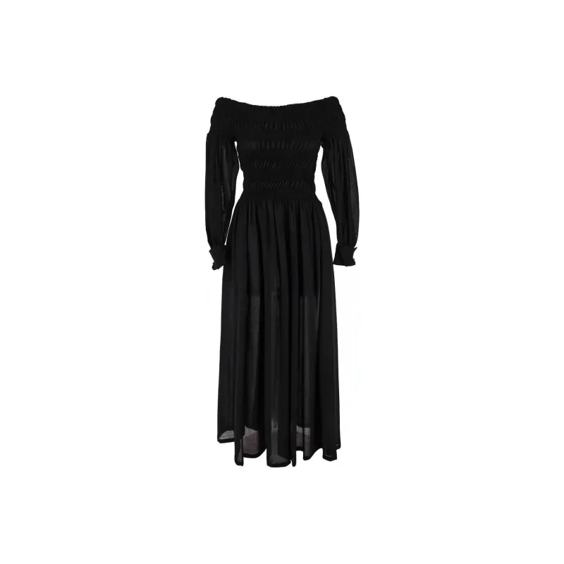 MaxMara Off Shoulder Long Sleeved Dress-0