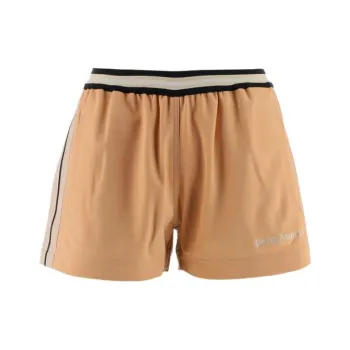 PALM ANGELS Side Stripe Track Shorts Peach Orange