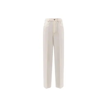 Bottega Veneta Wide Leg Trouser 'Dove'