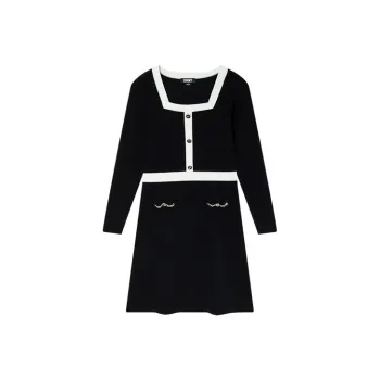DKNY Long-Sleeved Dresses Women's Black