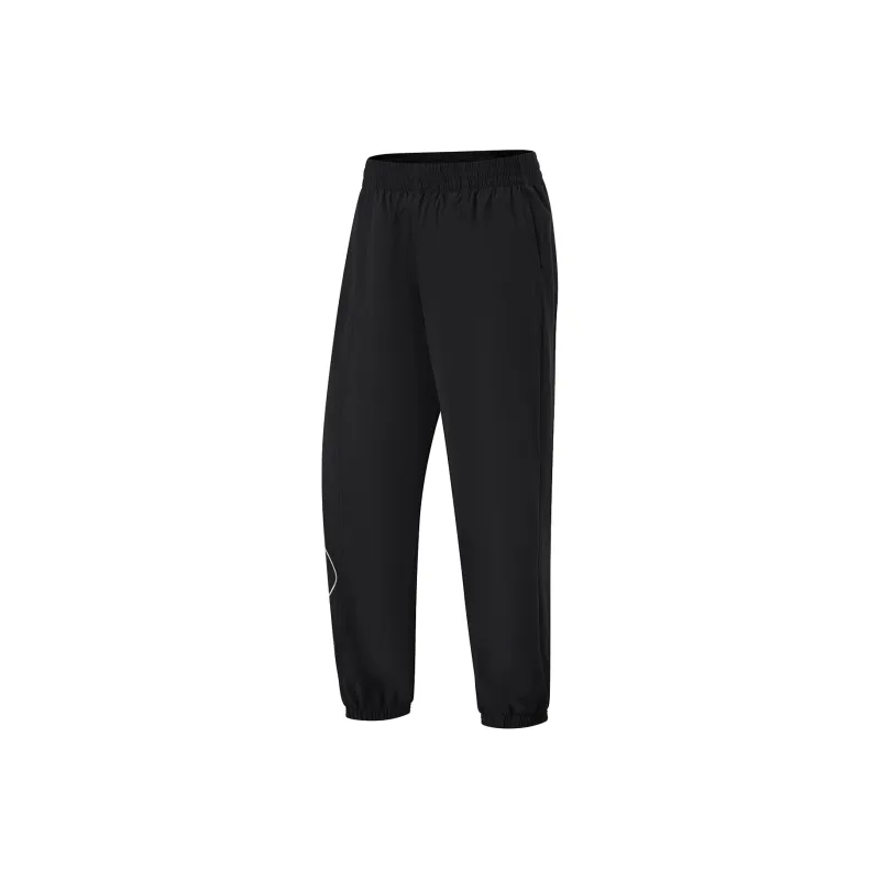 LiNing Fitness Series Knitted Sweatpants Women's Black-0