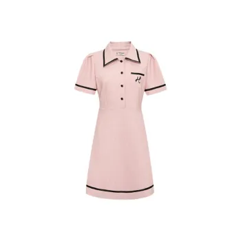 Hush Puppies Short-Sleeved Dresses Women's Gray Pink