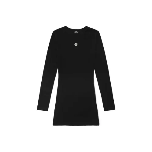 Vans SANDY LIANG Long Sleeved Dresses Women's Black